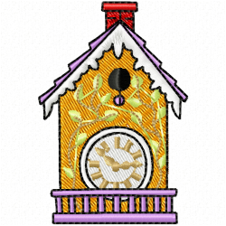 Bird Houses Embroidery Design 4 Bird Houses Embroidery Design 4